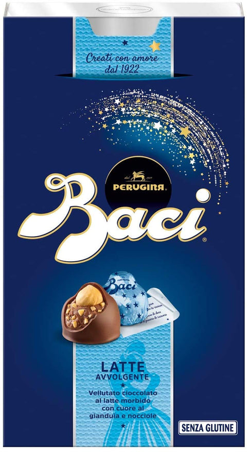 Perugina Baci Bijou Lot De 3 Chocolats Au Lait Praline Garnis De Noisettes Et Gianduia 200 G