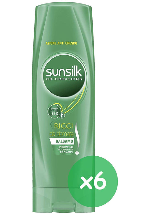 Sunsilk - 6x Bouteilles De Baume Pour Boucles Rebelles (6x 200 Ml)