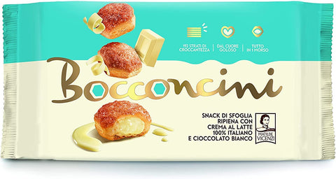 6 X Matilde Vicenzi Bocconcini Avec Crème Au Lait Et Chocolat Blanc 100 G