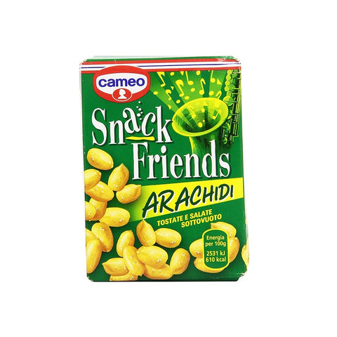 Cameo Snack Friends Arachidi Tostate E Salate Cacahuètes Grillées Et Salées Emballage Sous Vide 40 G