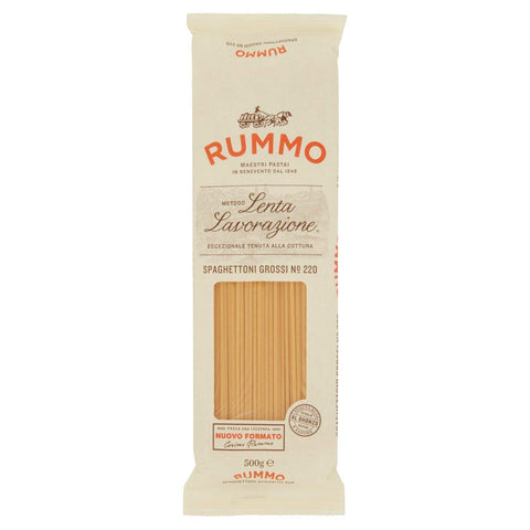 Rummo - Spaghetti Èpais N.220 Bronze Dessiné - 24 Paquets De 500 G