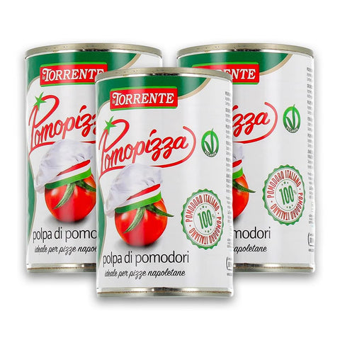 Tomates Concassées 5kg Pomopizza - La Torrente - Carton De 3 Pièces