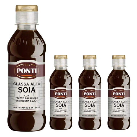 Ponti Glassa Alla Soia Gusto Intenso 4 Confezioni Da 240 Grammi