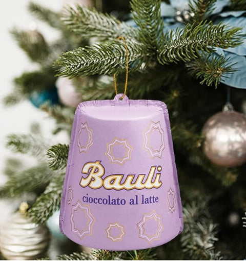 Bauli Mini Pandoro al Cioccolato al Latte con Laccio 60g, Mini Pandoro au chocolat au lait avec dentelle 25x 60gr + Italian Gourmet polpa 400gr