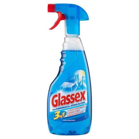 Glassex Nettoyant Pour Vitres Avec Ammoniaque – 4 Pièces De 500 Ml [2 L]
