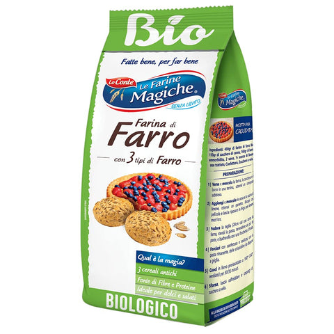 Lo Conte Le Farine Magie Farina Di Farro Lot De 6 Farines D'épeautre 500 G