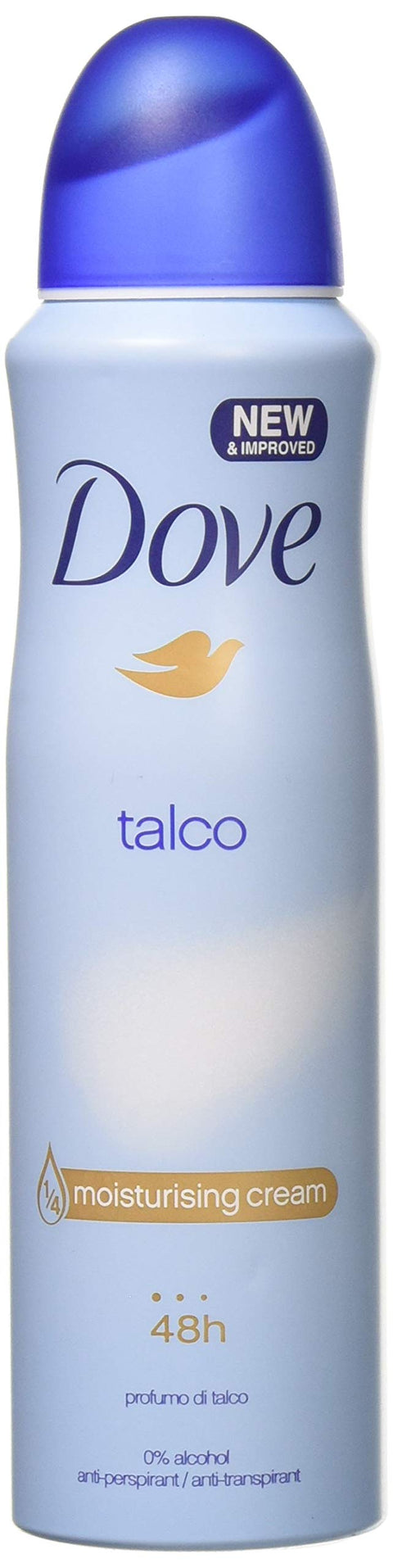 Dove Persona Lot De 6 Flacons De Déodorant En Spray Au Talc Classique 150 Ml