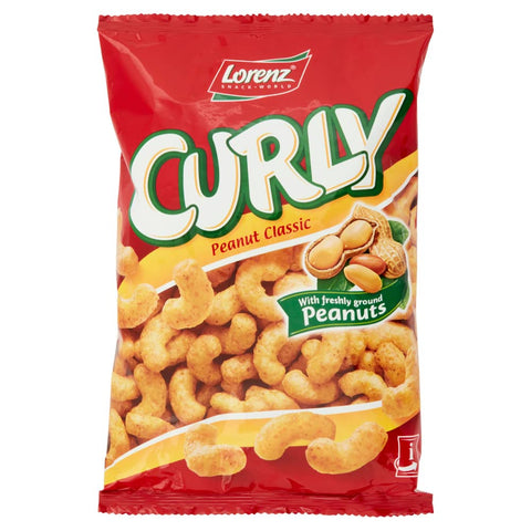 Lorenz Curly Peanut Classic Cacahuètes Salé Snack Avec Cacahuètes Fraîches 60 G Sac De Collation Parfaite Pour Apéritif