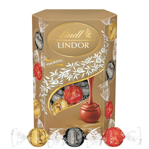 Lindt - Bombones Lindt Exagonal Lindor Surtido 200 G