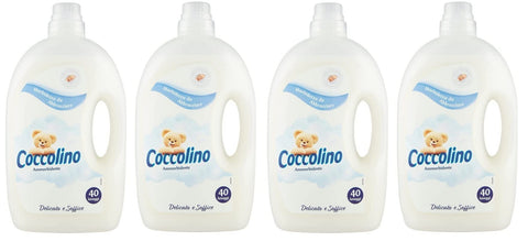 Coccolino Ammorbidente Diluito Delicato E Soffice Lot De 4 Assouplissants Dilués 40 Lavages 3 L