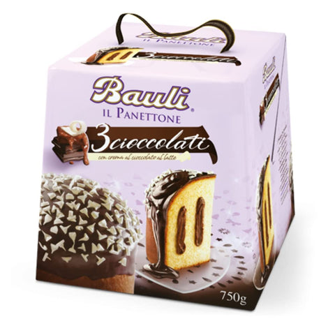 Bauli Panettone 3 Cioccolati Gr.750 (1000034982)