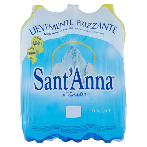 Sant'anna Eau Minérale 1.5l Effervescente (Lot De 6)