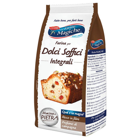 3 X Le Farine Magiche Farina Dolci Soffici Integrali Idéal Pour Les Beignets, Les Tartes À La Margherita 500 G
