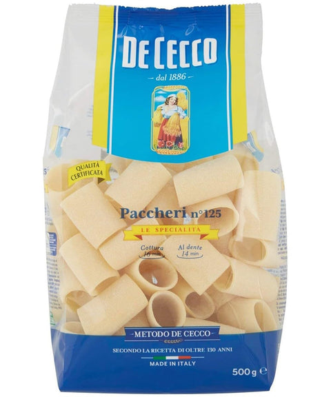 De Cecco Paccheri N 125 Gr 500 X 10