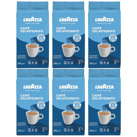 Lavazza Lot De 6 Sachets De Filtre À Café Décaféiné 250 G