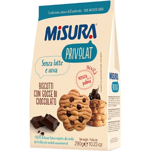 Mesure Privolat Biscuit Sablé Avec Chocolate Drops Sans Lait Et Les Œufs 290g