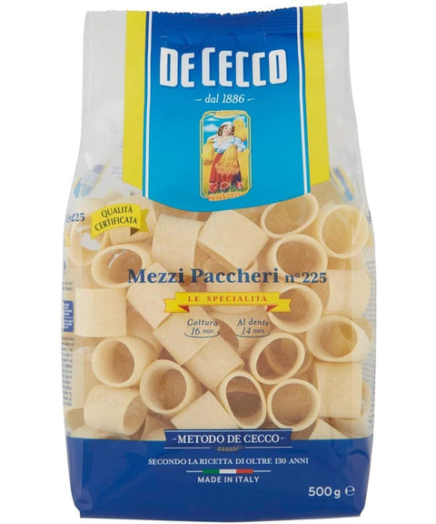 Demi Paccheri N 225 Gr 500 X 10