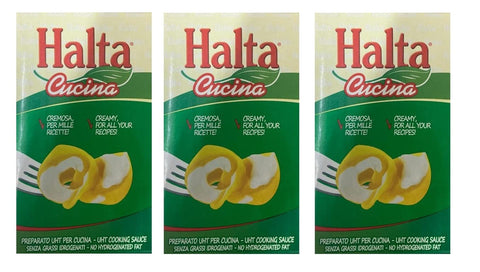 Halta Cucina Preparato Alimentare Uht Per Cucina Préparation Crémeuse Uht Pour La Cuisine Idéal Pour Pâtes, Sauces, Pizza, Crème De Cuisson 1000 Ml