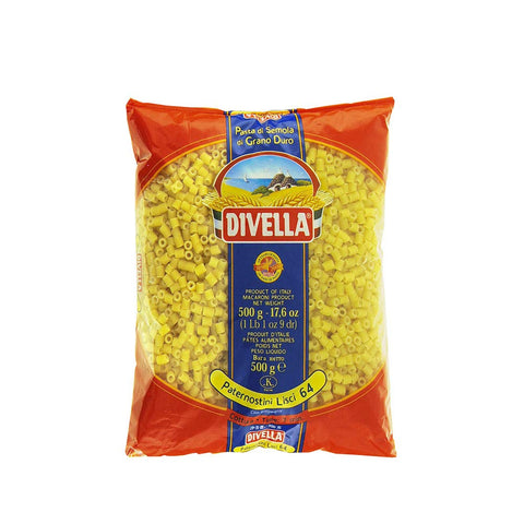 Divella Paternosti Lisci 64 Da 500 Grammi (082656)