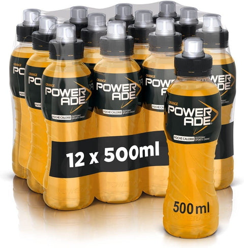 Powerade Arancia Bevanda Energetica Lot De 24 Boissons Énergisantes Orange 50 Cl