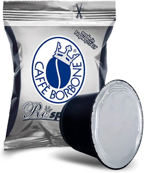 Caffé Borbone - Respresso Nera - Lot De 300 Capsules De Café Compatibles Avec La Machine À Café Nespresso