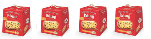 4x Paluani Panettone Soffice Sans Fruits Confits Aux Raisins Secs 750g