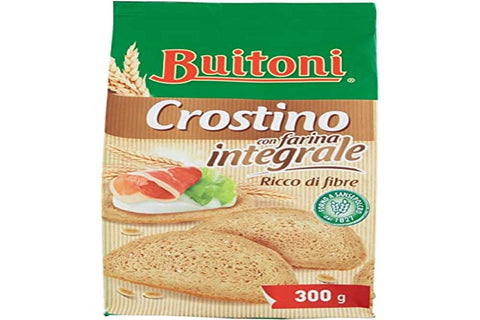 Buitoni Crostino Con Farina Croûtons Intégraux Avec Farine De Blé Entier 300 G Riche En Fibres