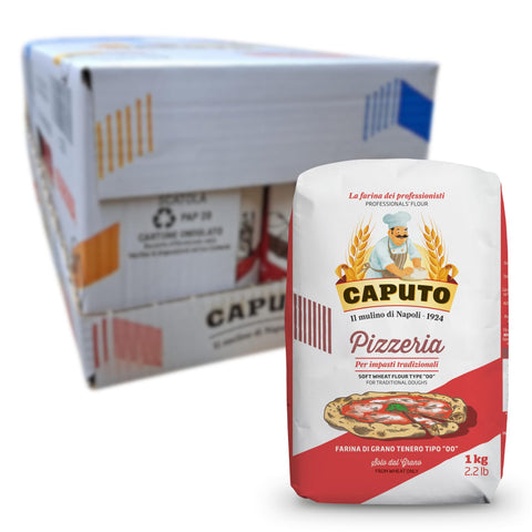 Mulino Caputo Semoule De Blé Tendre "Tipo 00" Pizzeria 1kg (Lot De 10 X 1kg)
