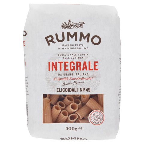 Rummo Pasta Integrale Elicoidali N°49 Lot De 16 Pâtes À Grains Entiers Pâtes Italiennes 500 G