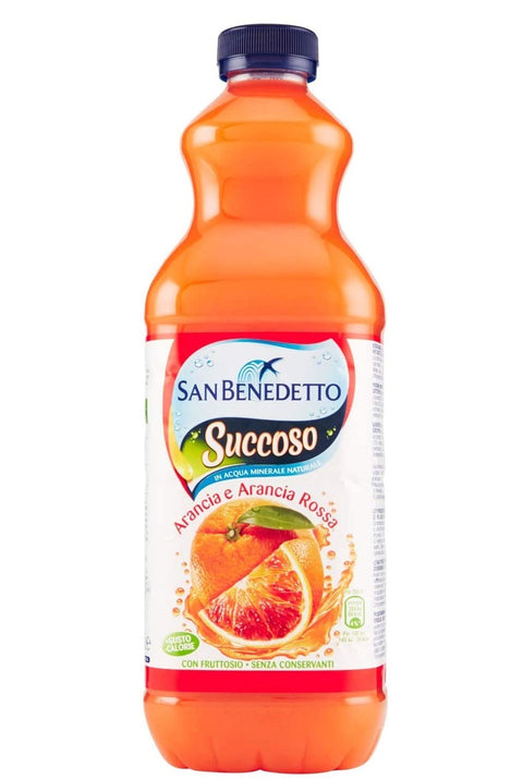 San Benedetto Succoso Arancia E Arancia Rossa Lot De 6 Bouteilles En Pet Orange Et Orange Sanguine 1,5 L