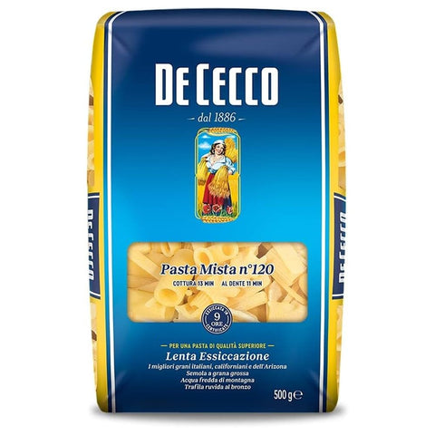 De Cecco - Pâtes Mélangées, Semoule De Blé Dur - 500 G