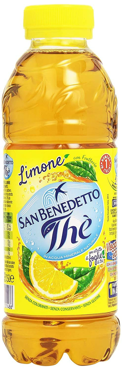 San Benedetto Lot De 12 Sachets De Thé Glacé Citron Vert 50 Cl