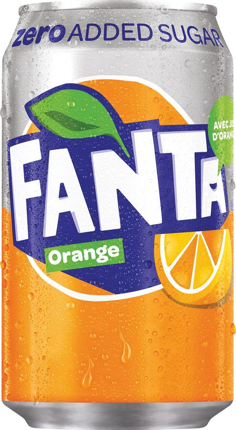Fanta Orange Zéro 33cl (Pack De 24)