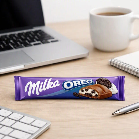 Milka Box Barretta Oreo Boîte de 36 barrettes de 37 g