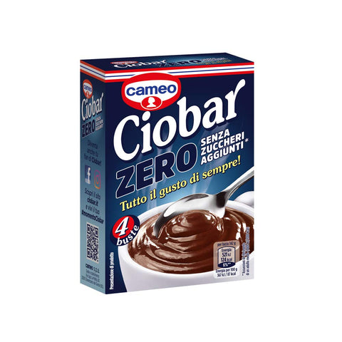3 X Cameo Ciobar Zero - Sans Sucre Ajouté Au Chocolat Chaud - 4 X 19 G - Chocolat