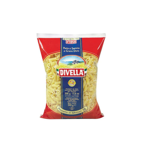 Divella Pennette Of Mezzani 38 Cooking Time 8 Minutes500 Grams