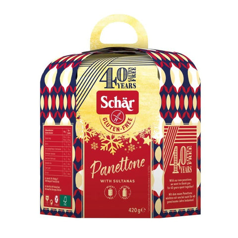 Lot De 3 Pelures Panettone Senza Sans Glutine, 420 G