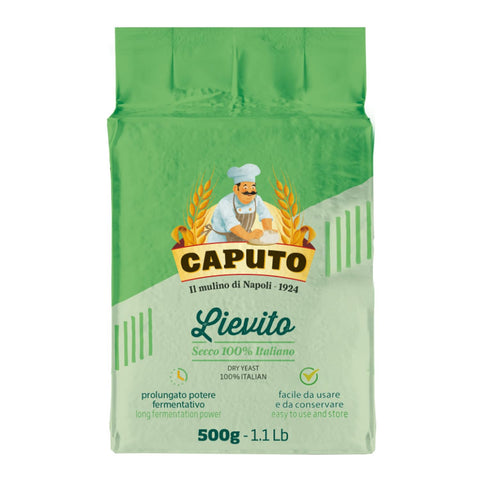 Caputo 1924 Levure Sèche Caputo (Lievito) - 500 Grammes - La Levure N°1 En Italie ! Idéale Pour Les Pizzas Traditionnelles Et Les Fermentations Longues Durées