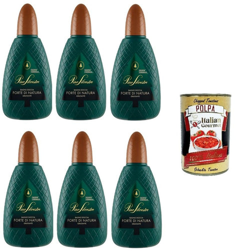 Pino Silvestre Lot De 6 Gels Douche Hydratants 750 Ml + Polpa Italian Gourmet 400 G