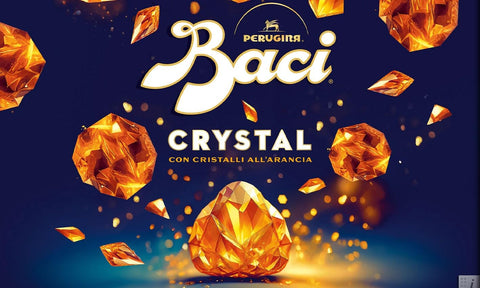 Baci Bijou Crystal Pralines 10x 150g – Chocolat fin aux cristaux d'orange – Édition limitée - + Italian Gourmet polpa 400gr