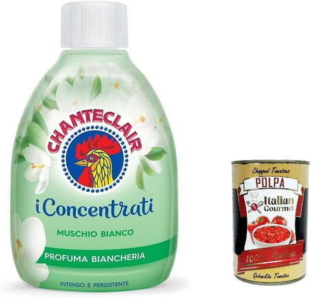 Chanteclair Lot De 3 Parfums De Lin - Concentrés - Musc Blanc - 220 Ml - Polpa Italien Gourmet - 400 G