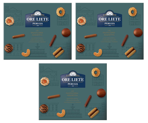 Ore Liete Perugia La Pasticceria Assortita Coffret Cadeau 350 G