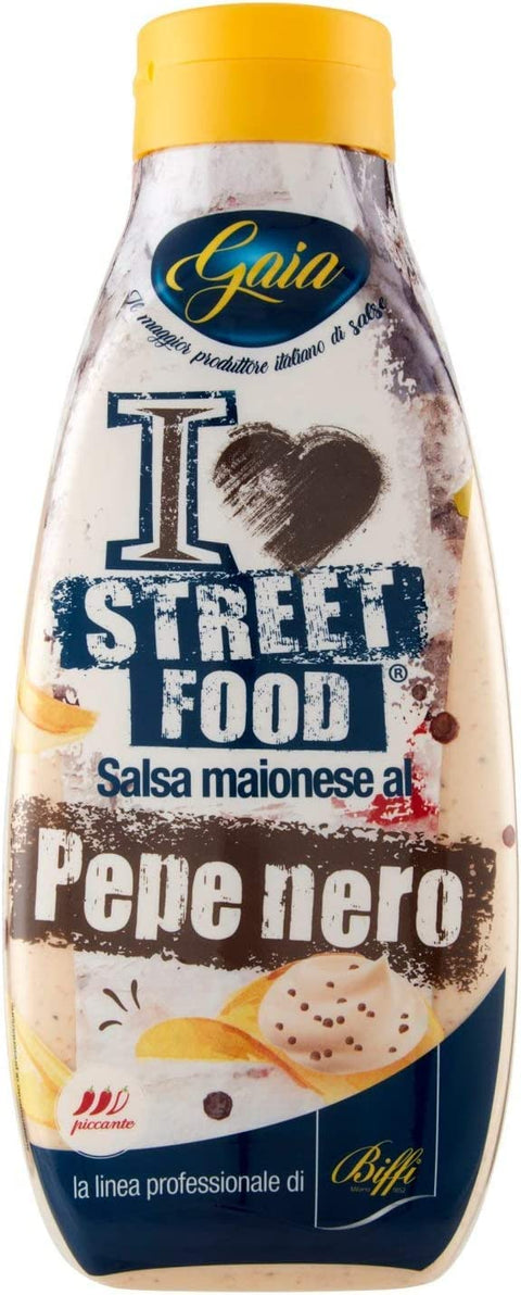 Gaia Salsa Al Pepe Nero Sauce Au Poivre Noir - Street Food 800 Ml