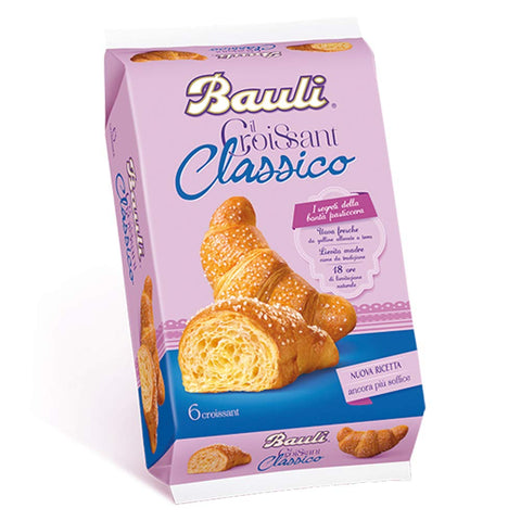 Bauli 6 Boîtes En-Cas Croissant Classique 240 Gr 6 Pièces