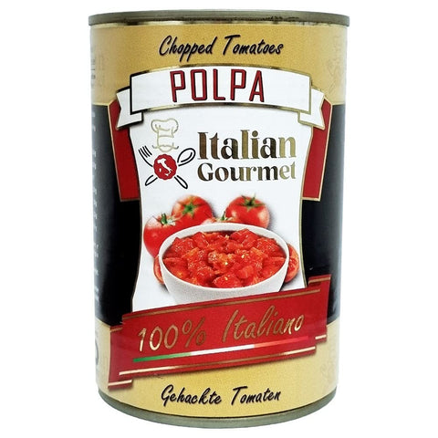 48 X Italian Gourmet Polpa Di Pomodorofine Pâte De Tomate Hachée 400 G