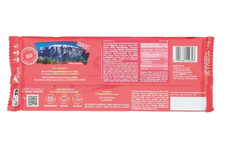 6x Loacker Wafer Classic Fragola Gaufres fourrées à la crème de fraise, 175 g