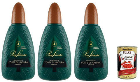 Pino Silvestre Lot De 3 Gels Douche Hydratants 750 Ml + Polpa Italian Gourmet 400 G
