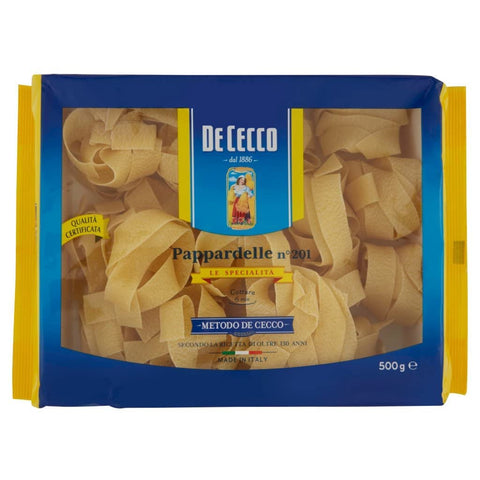 Lot De 4 Pâtes De Cecco 100 % Italiennes Le Specialità Pappardelle N° 201 500 G + Polpa Italian Gourmet 400 G