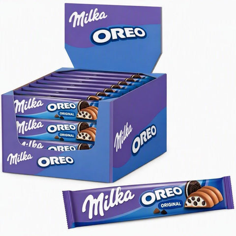 Milka Box Barretta Oreo Boîte de 36 barrettes de 37 g