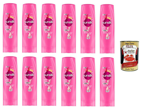 Sunsilk Balsamo Scintille Di Luce Lot De 12 Baumes Sparkles Of Light 200 Ml + Polpa Italien Gourmet 400 G